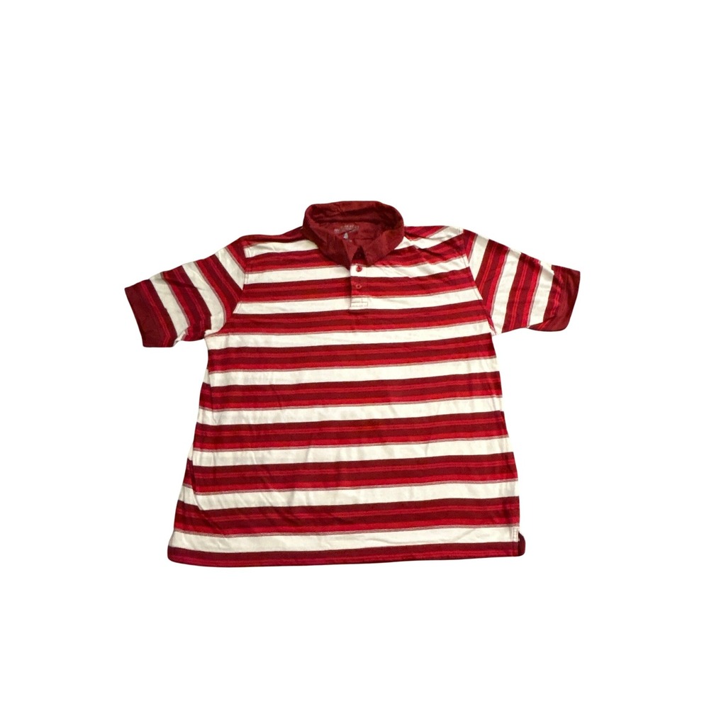 Great Northwest Polo Shirt Men XL Red White Excellent Short Sleeve Cotton